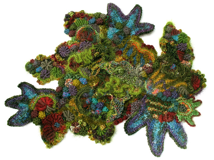 Prudence freeform crochet work