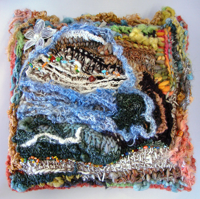 Sheryl freeform crochet project