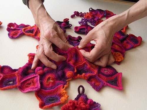 button-up crochet design