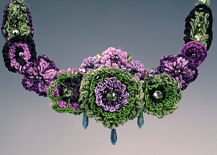 crochet Spring Necklace